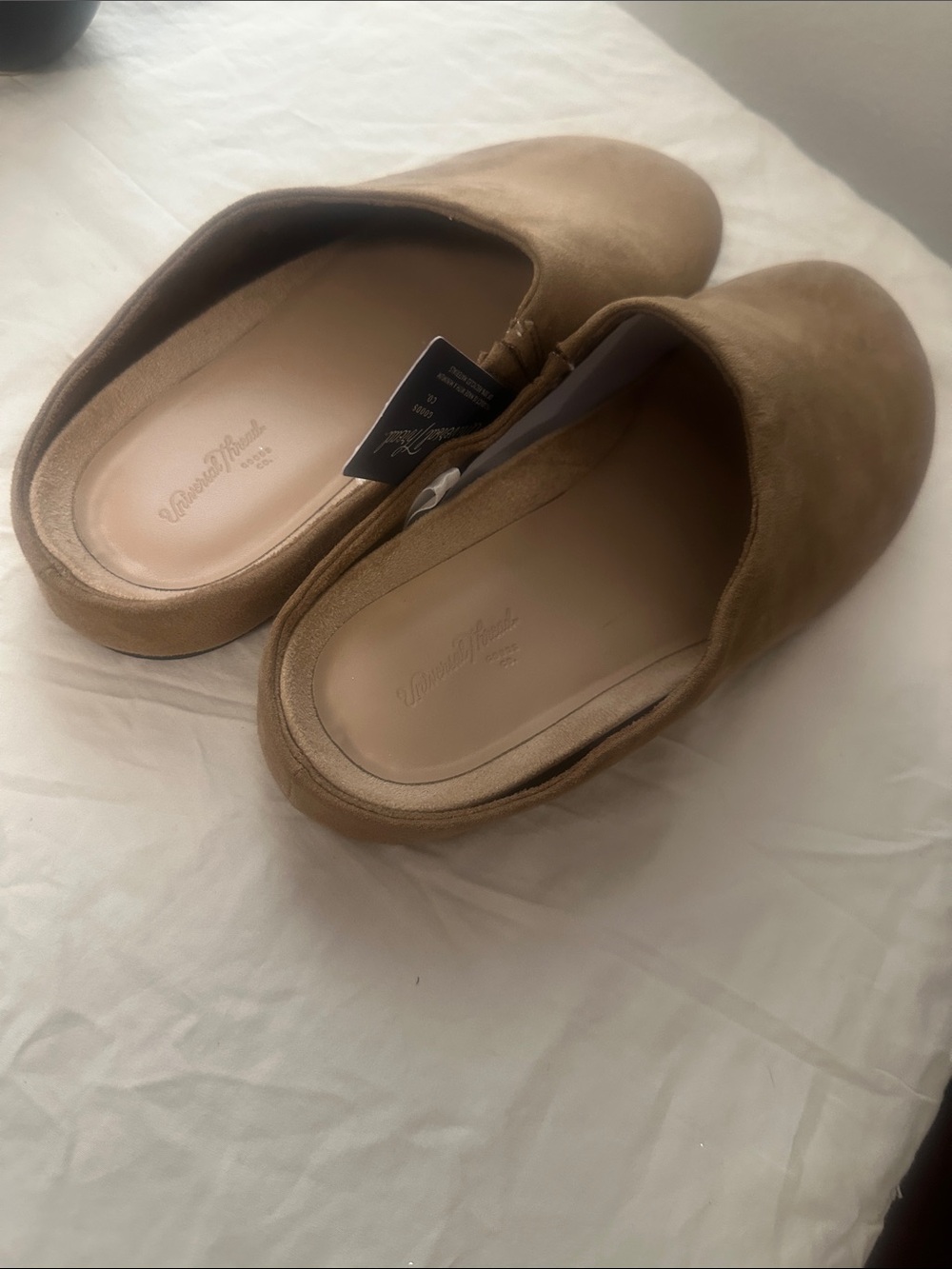 Universal Thread Suede Mule in Light Brown Sz 7.5 NWT - Picture 2 of 7